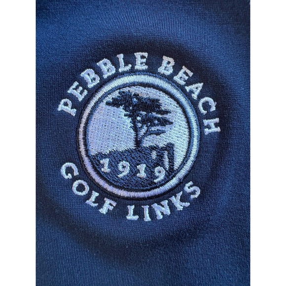 adidas Other - Adidas adiPure Pebble Beach 1919 Golf 1/4 Zip Pullover Navy Men's Small